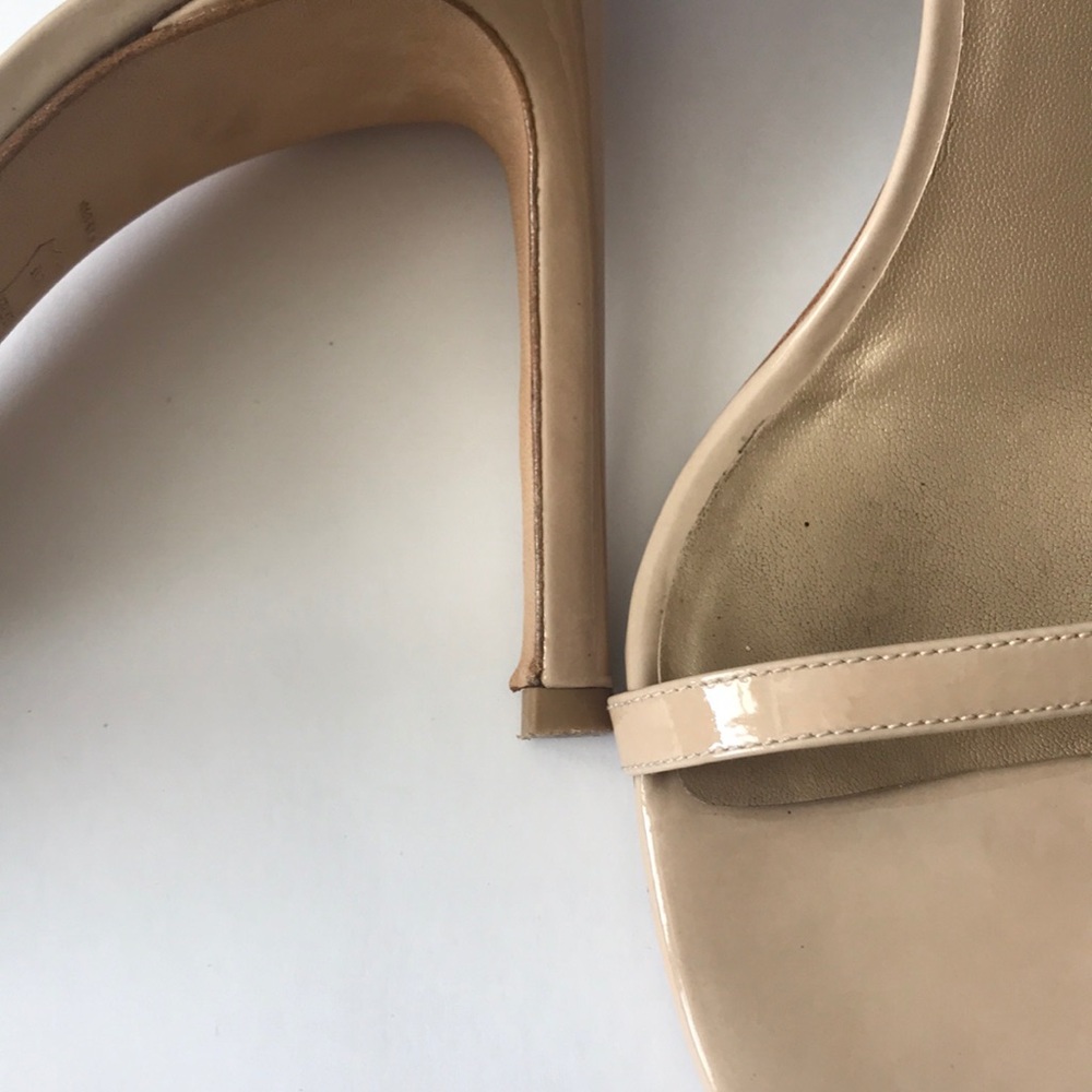 Stuart Weitzman Beige Sandals - Picture 5 of 8